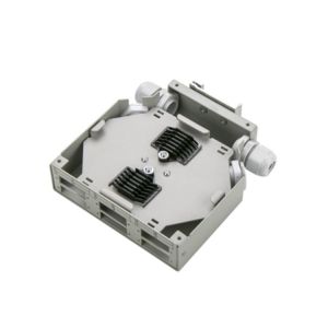 6-Port Metal Dinrail Mountable Fiber Optic Din Rail Terminal Box