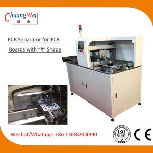 Two Steel Linear Blades Pneumatic V-Cut PCB Separator