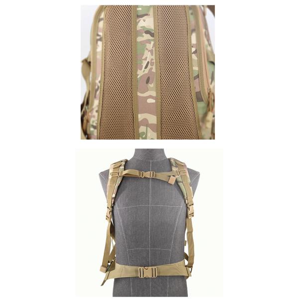 47*26*14cm Multi-Function Outdoor Training Camping Waterproof Backpack With Molle System Closure Type zipper