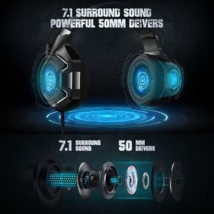 2.2m ONIKUMA K10 Pro Noise Cancelling Gaming Headphones