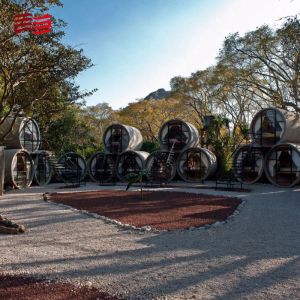 SCULPTURE Custom Print Method for Unique Self-Contained Cottages Made from