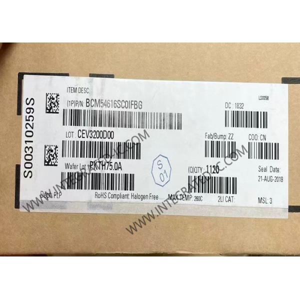 BCM54616SC0IFBG Ethernet IC Single-Chip Integrated Triple-Speed Ethernet