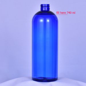 Transparent PET Clear Shampoo Pump Bottles 750ml 25oz Customization Logo