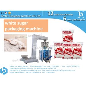 Sugar packing machine for 1KG with 14 heads weigher and thermal transfer printer
