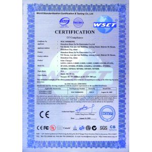 Shenzhen HUANYUNA ELECTRONIC Co., Ltd. Certifications