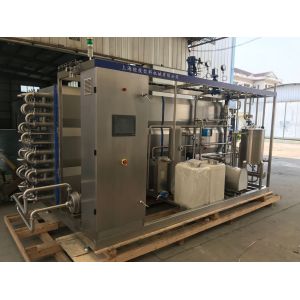 PLC Tubular Beverage Uht Sterilization Machine