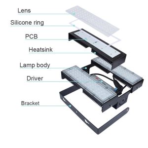 IP65 aluminum body Modular Outdoor LED Flood Light For warehouse with factory