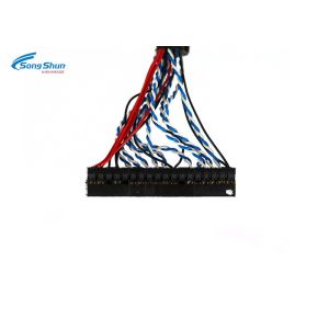 Customized 40pin LVDS Cable Assembly FI-RE 51Pin To Dupont 2.0mm 7/0.127mm