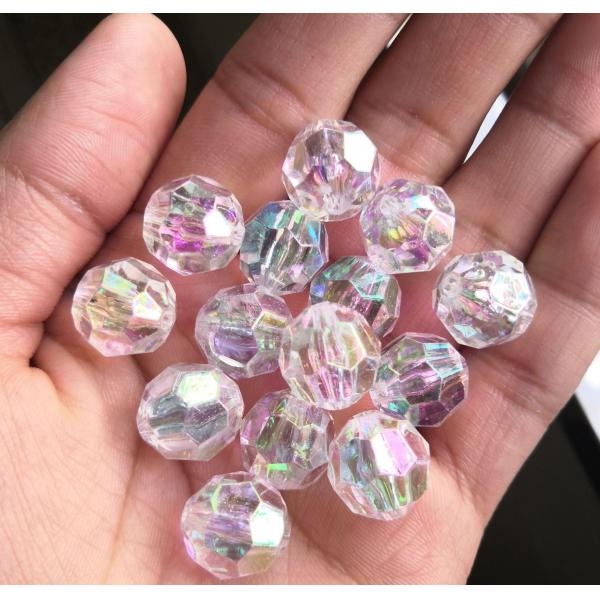 wholesale 3mm-16mm acrylic AB color bubble dazzling color pineapple corner bead DIY bead handicraft bag accessories