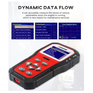 Konnwei KW860 Car Obd2 Scanner Code Reader with DTC explaination