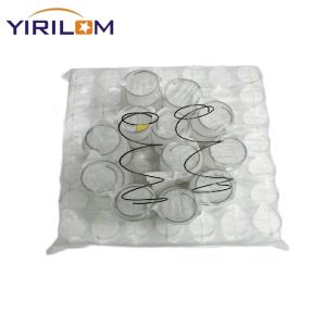 Customized White Fabric Sofa Pocket Spring Unit with Cylindrical Shape and