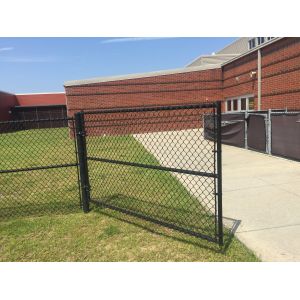 Black PVC Coating Chain Link Fence Roll 6ft 7ft 8ft