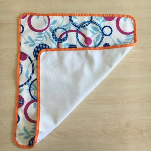 Printed double side 100%polyester absorbing water towels with mesh used in