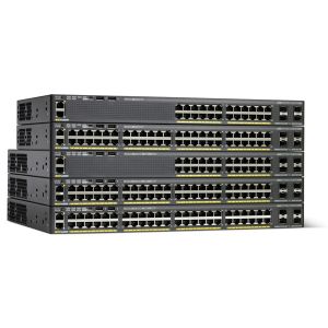 High Speed Network Gigabit Lan Switch Stackable Layer 2 WS-C2960X-24PS-L