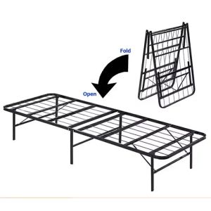 Bedroom Set Folded Bed With Easy Assembling Structure Design