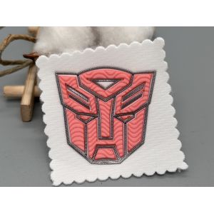Personalized Embossed Cloth Patches Uniform Custom Shape Design