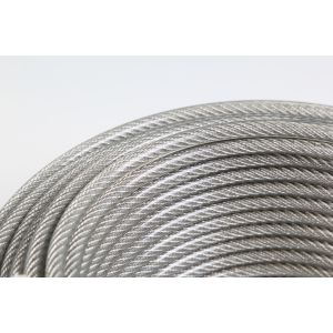 6mm - 10mm Ss 304 Wire Rope Invisible Grille Material 7x7 wire rope