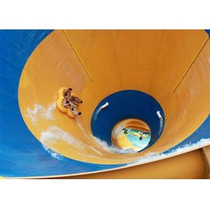 Colorful Tornado Water Slide Fiberglass Customized Safety Equipment