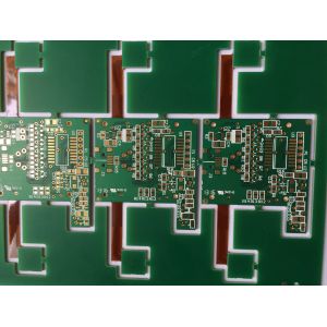 Custom Rigid Flexible PCB Board Assembly Gold Finishing RoHS