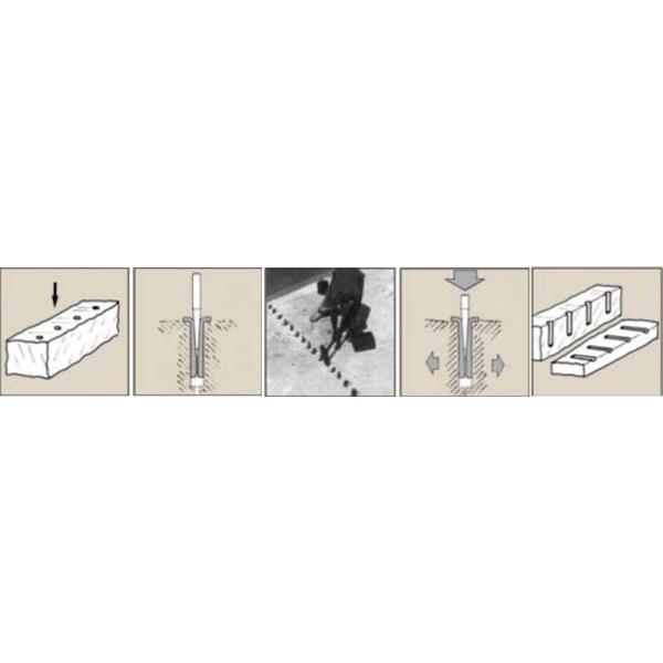 32mm 34mm Plug & Feathers Hand Splitter