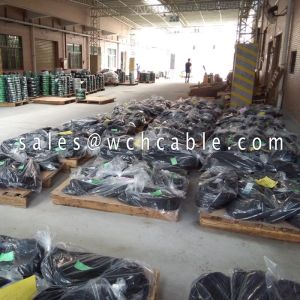 TPU Cable UL20549 16AWG 3Cores OD6.8mm Glossy Black