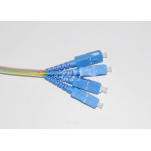 SC/UPC-SC/UPC Optical Fiber Patch Cord Connector 4 Fiber With Pre - Terminated
