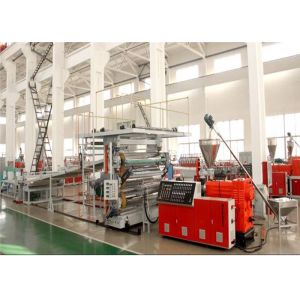 Fully automatic Plastic Sheet Extrusion Line / Coincal Twin Screw Extruder