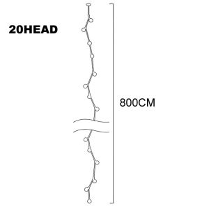 Creative Tree Branch Chandelier Villa Staircase Ceiling Glass Ball Chandelier