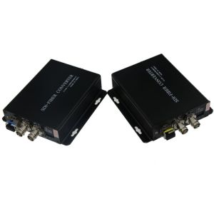 Wholesale 1 Channel Video Hd Sdi To Fiber Converter , Fiber Optic Transmitter And Receiver AC90~240V from china suppliers