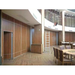 Interior Wood Soundproof Partition Operable Demountable Movable Partition Wall