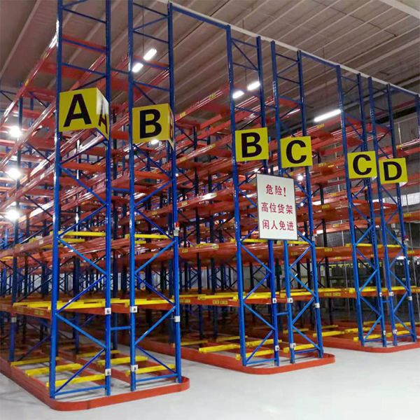Narrow-Aisle Pallet Rack with High Space Utilization, Enhanced Vertical Storage, and 100% Selective Access for Warehouses