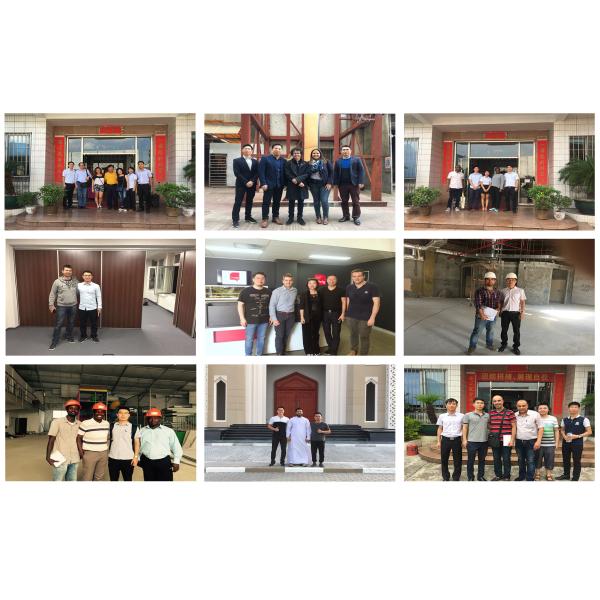 Movable Acoustic Partition Wall with Magnetic Seal Dupont POM Roller and 56dB Sound Insulation