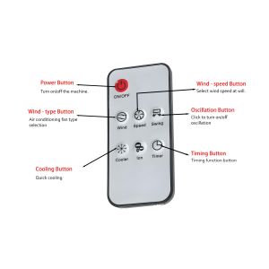 220V Portable Evaporative Air-cooling Fan with Function Options Such As Remote