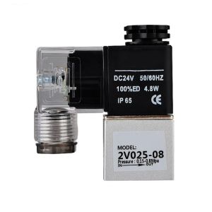 2V025 1/8 1/4 2 Way 2 Position Normally Closed Electro Pneumatic