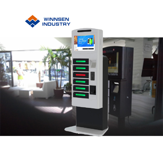 Library Indoor Model Cell Phone Charging Lockers , Mobile Charging Station For Events
