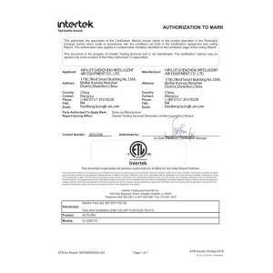 HIPILOT(SHENZHEN) INTELLIGENT AIR EQUIPMENT CO., LTD Certifications