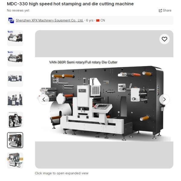 Automatic Flatbed Label Die Cutter Flatbed Cardboard Die Cutting Machine