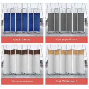 Customizable Conference Room Movable Wooden Operable Soundproof Folding