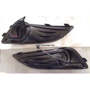 Ford Fiesta DRL LED daylight driving Lights guide turn signal for cars