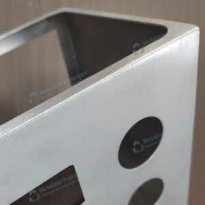 Custom 1.2mm aluminum fast prototype fabrication used for devices