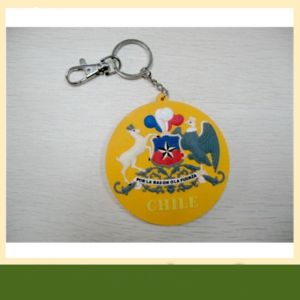 PVC Tactical Custom 3D keychain Hook Backed Morale PVC keychain