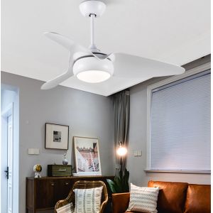 ABS Blades 42 Ceiling Fan With Light Energy Saving For Bedroom