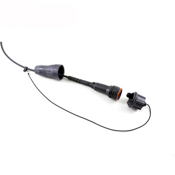 Single Mode Armored Fiber Optic Patch Cable FTTA Outdoor G657A1 Fullaxs To LC Duplex