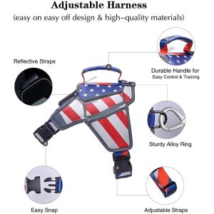 Padded L Mesh Nylon Reflective Pet Harness