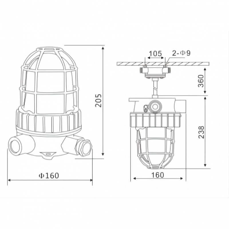 Customizable Explosion Proof LED Alarm Light Manufacturer