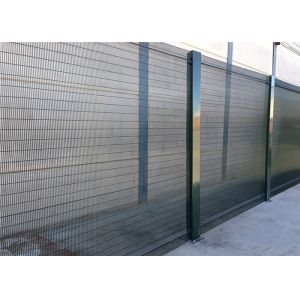 Anti Cut 1.8*2.4m Anti Climb Security Fencing Square Post