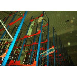 Warehouse Automated Radio Shuttle Racking Cold Supply Chain Pallet Shuttle