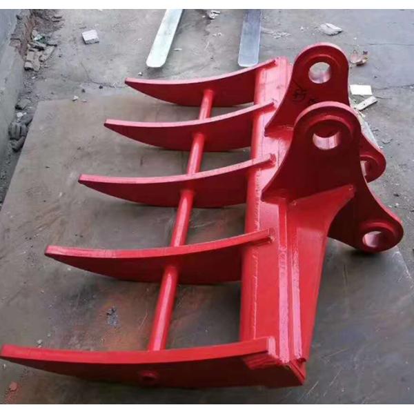 Mining 3 Ton 5 Ton 10 Ton Excavator Grass Rake standard