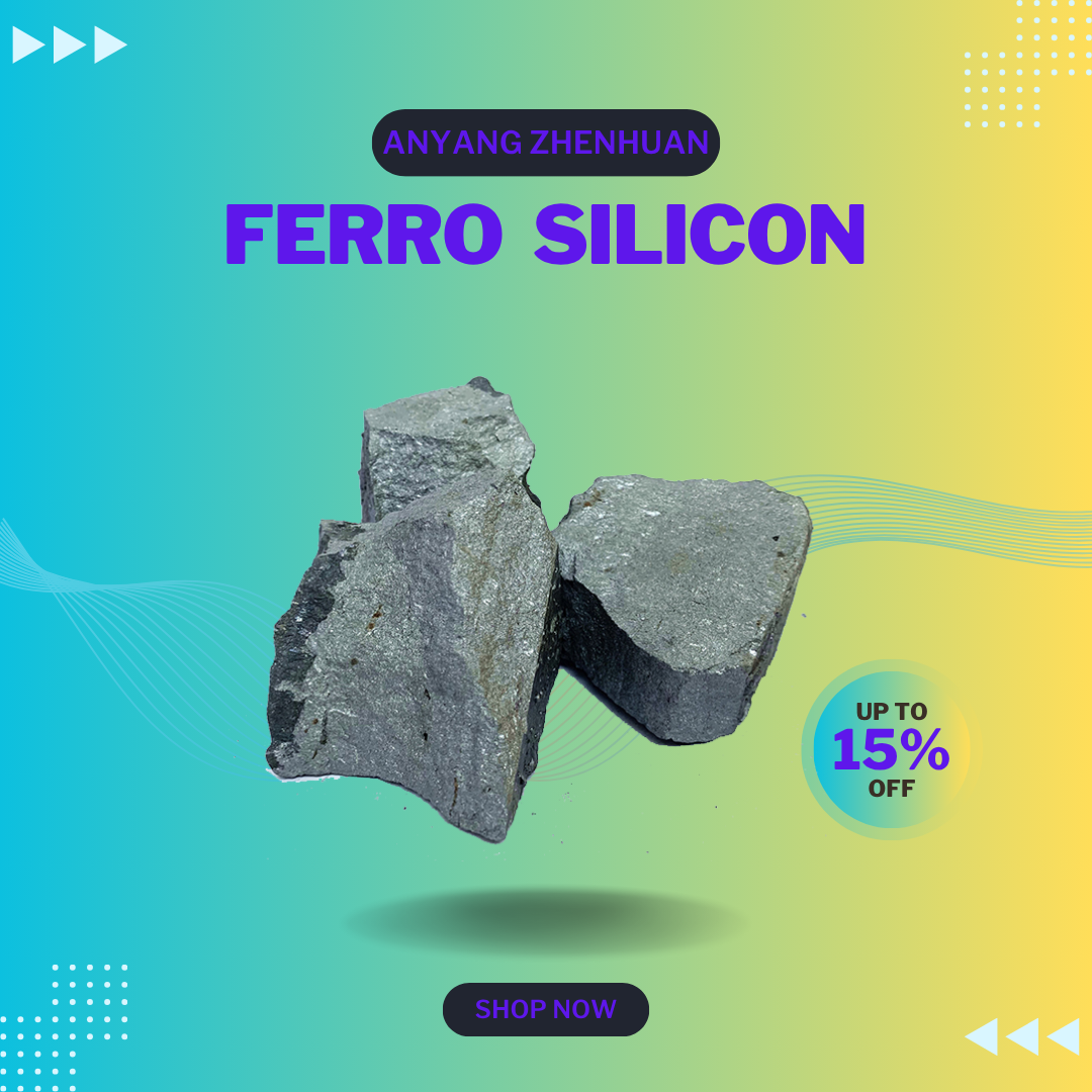 China Ferro Silicon Ferrosilicon FeSi Silicon Iron 75 FeSi75 Ferroalloy on sale