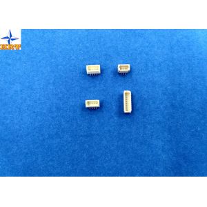 Dual row wafer connector with1.0mm pitch PA6T materials, SHD PCB top entry